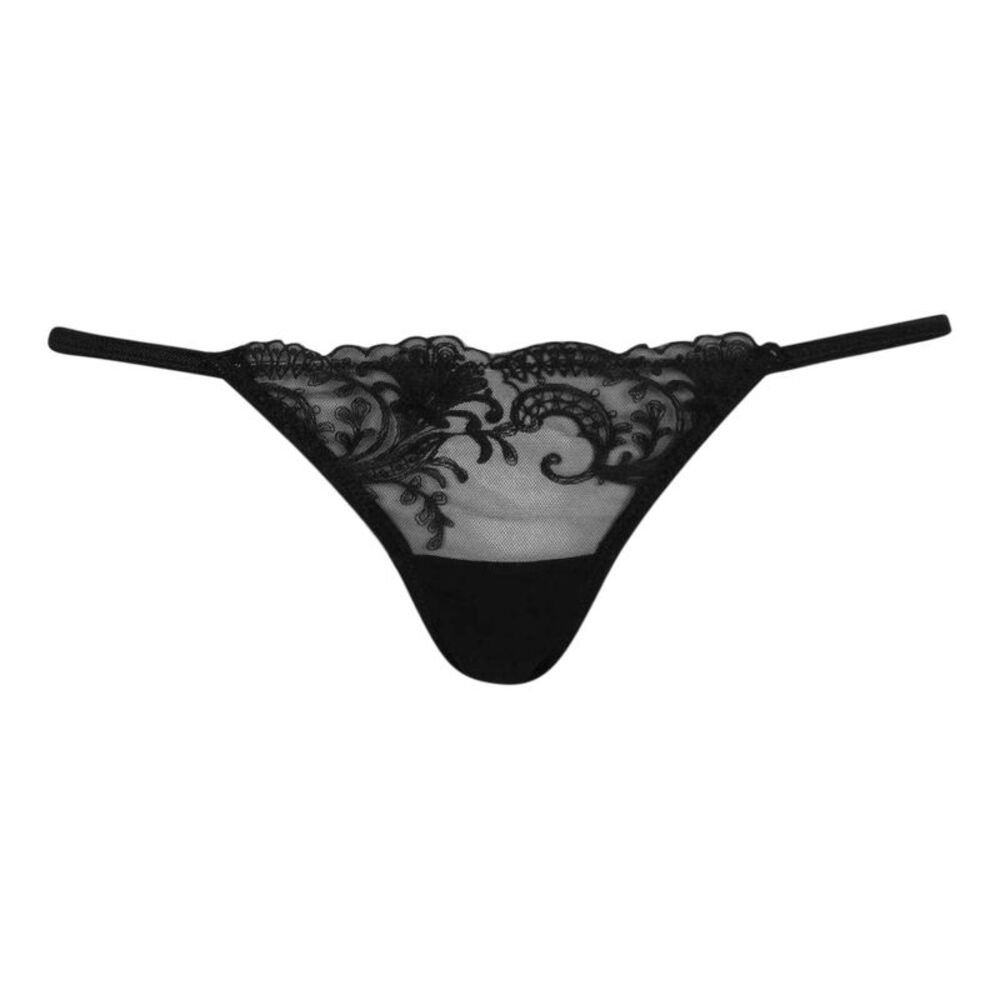 Bluebella Womens/Ladies Floral Mesh Briefs / Black